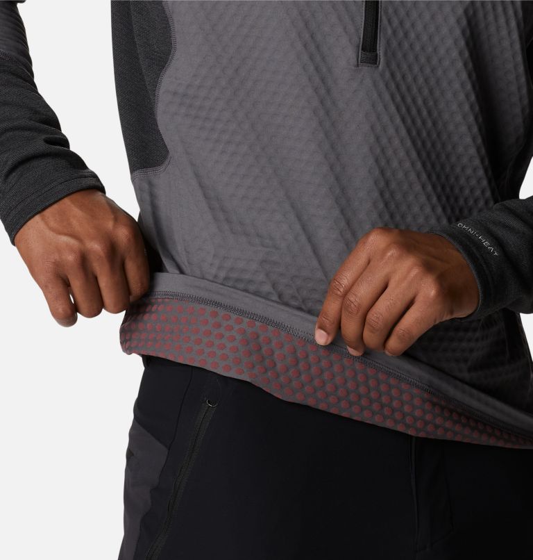 M Titan Pass Helix Half Zip-Fleece für Männer, Color: City Grey, Black, image 6