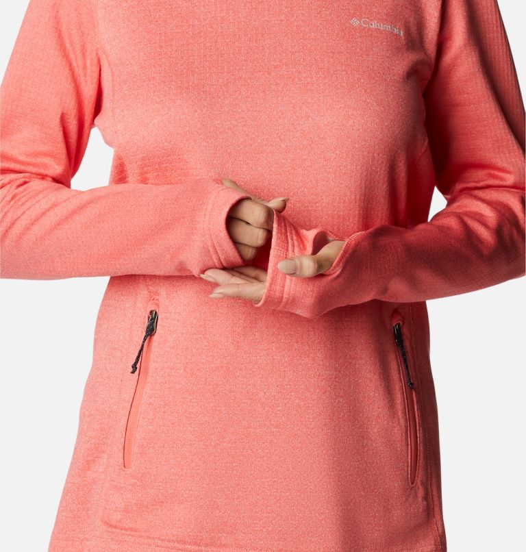 Women's Park View Hooded Fleece Pullover, Color: Blush Pink Heather, image 5