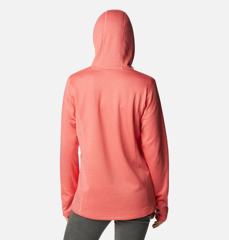 Thumbnail: Women's Park View Hooded Fleece Pullover, Color: Blush Pink Heather, image 2