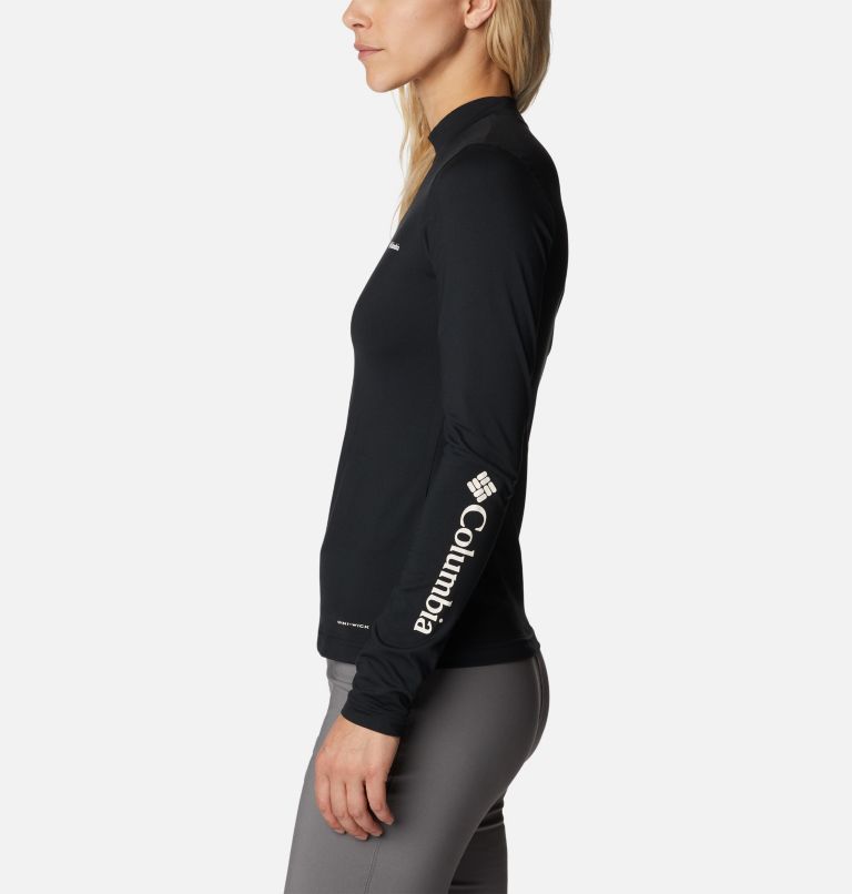 Women's Hike Performance Long Sleeve T-Shirt, Color: Black, image 3