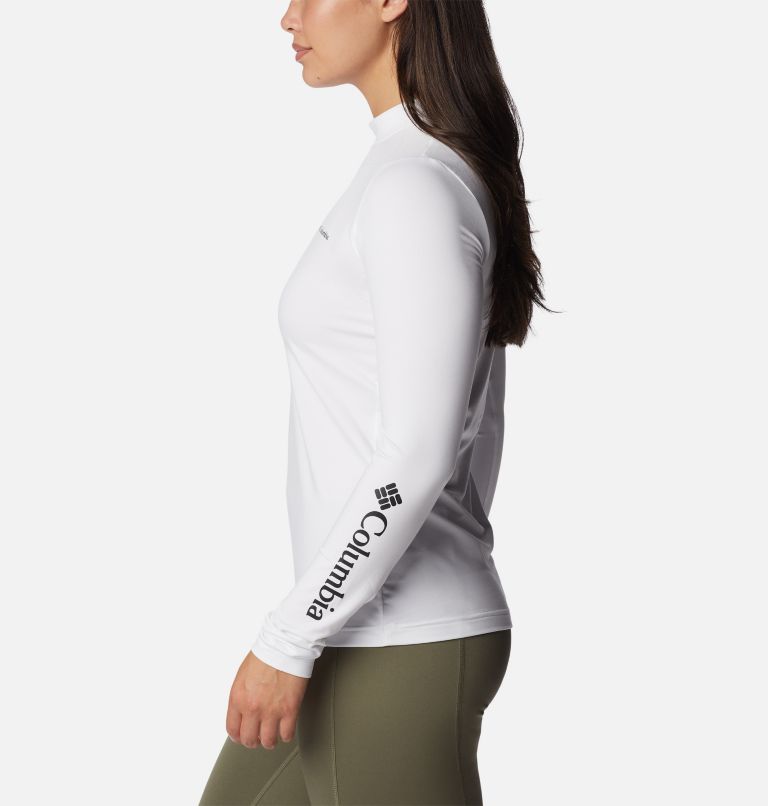 Thumbnail: Women's Hike Performance Long Sleeve T-Shirt, Color: White, image 3