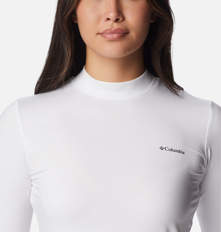 Thumbnail: Women's Hike Performance Long Sleeve T-Shirt, Color: White, image 4