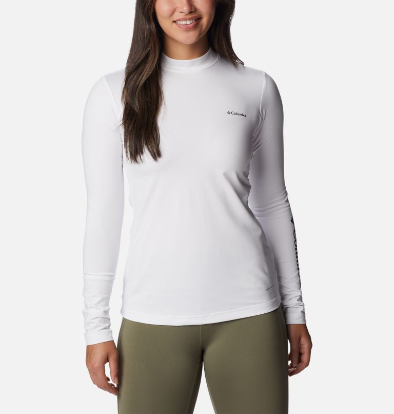 Thumbnail: Women's Hike Performance Long Sleeve T-Shirt, Color: White, image 1