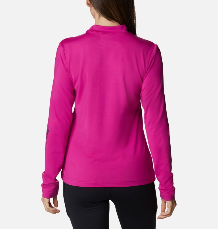 Thumbnail: T-shirt Manches Longues Hike Performance Femme, Color: Wild Fuchsia, image 2