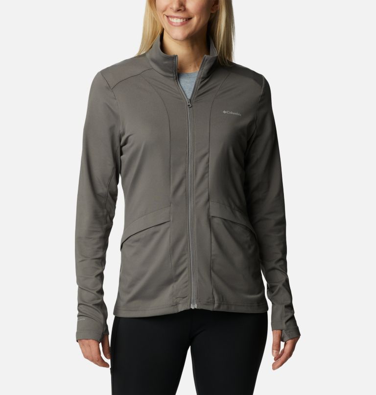 Columbia Mujer Chaqueta De Forro Polar Con Cremallera, City Grey