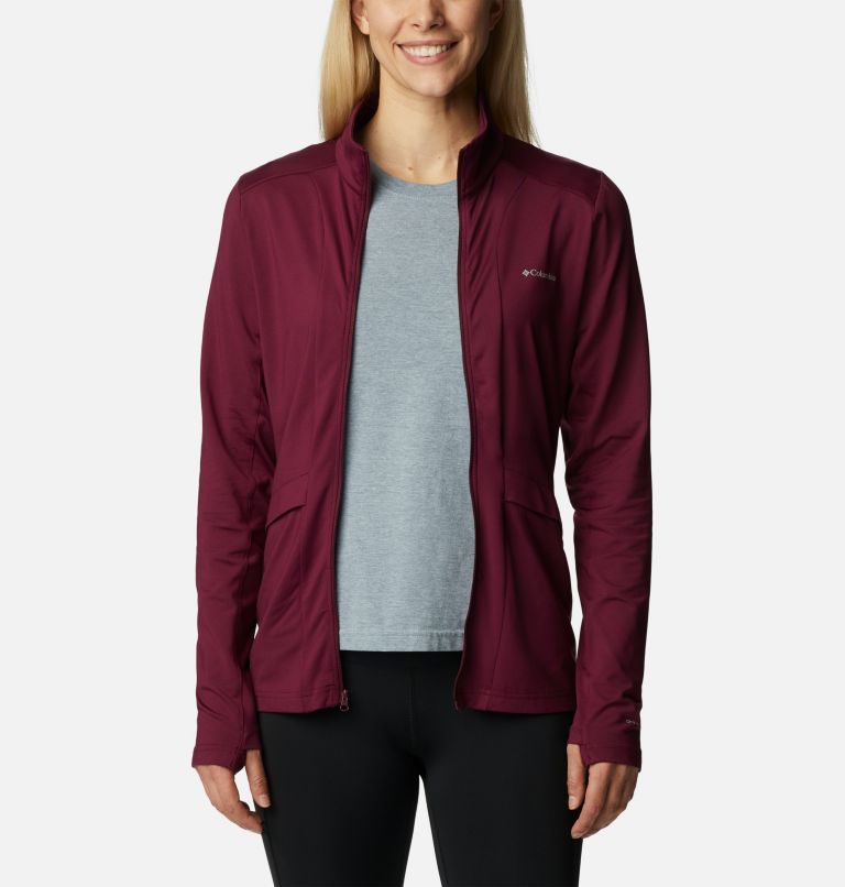 Columbia Hike Full Zip | 616 | XS, Color: Marionberry, image 7