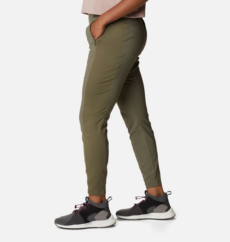 Thumbnail: Women's On The Go Hybrid Pants, Color: Stone Green, image 3