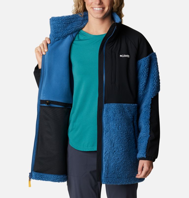 Veste polaire zippée Ballistic Ridge Femme, Color: Impulse Blue, Black, image 5