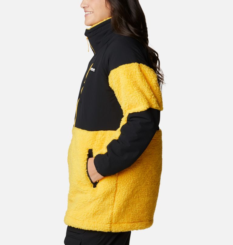 Women's Ballistic Ridge Fleece Jacket, Color: Stinger, Black, image 3