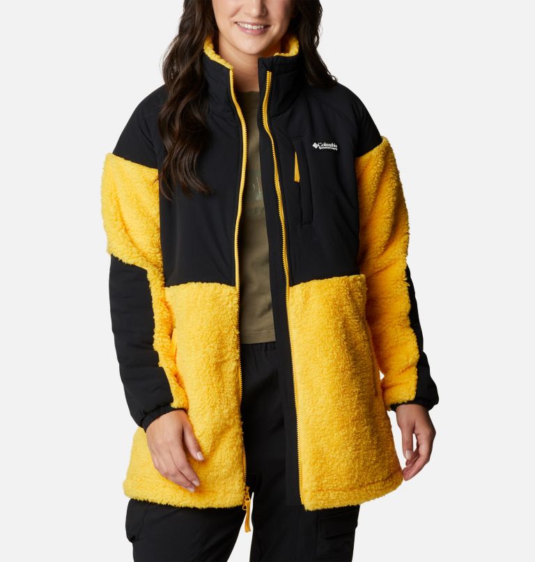 Women's Ballistic Ridge Fleece Jacket, Color: Stinger, Black, image 7