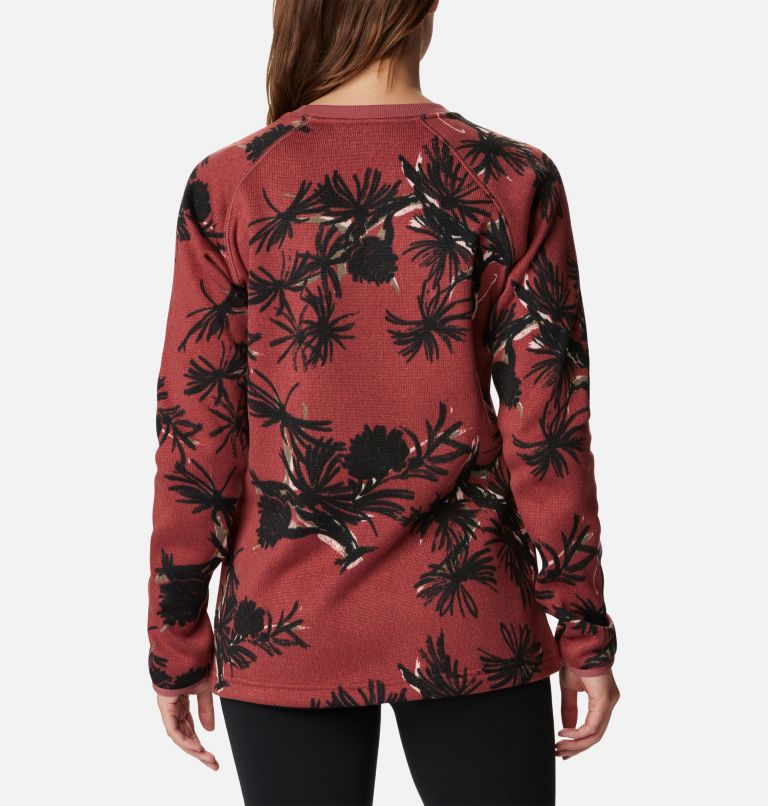 Sweater Weather Crew | 679 | XS, Color: Beetroot Pinecones, image 2