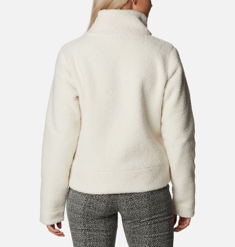 Thumbnail: Women's Panorama Snap Fleece Jacket, Color: Chalk, image 2
