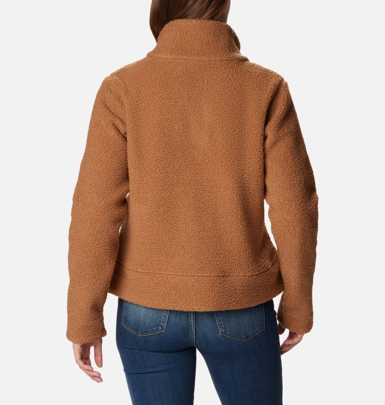 Veste polaire à boutons-pression Panorama Femme, Color: Camel Brown, image 2