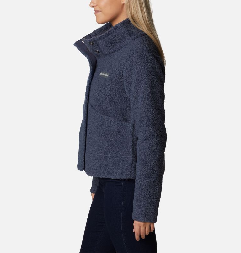 Thumbnail: Women's Panorama Snap Fleece Jacket, Color: Nocturnal, image 3