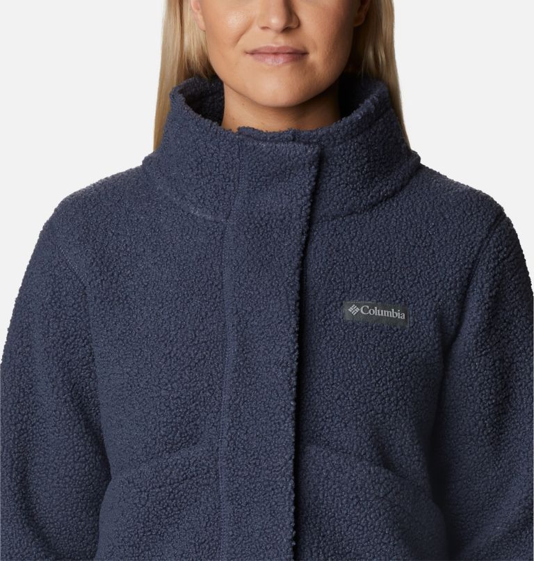 Thumbnail: Women's Panorama Snap Fleece Jacket, Color: Nocturnal, image 4