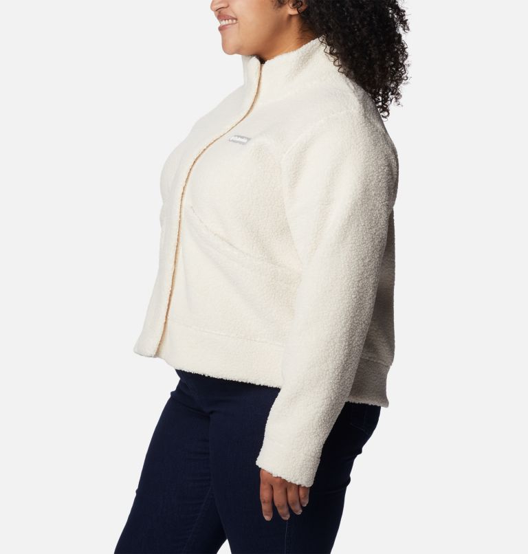 Veste polaire à boutons-pression Panorama Femme – Grande taille, Color: Chalk, image 3