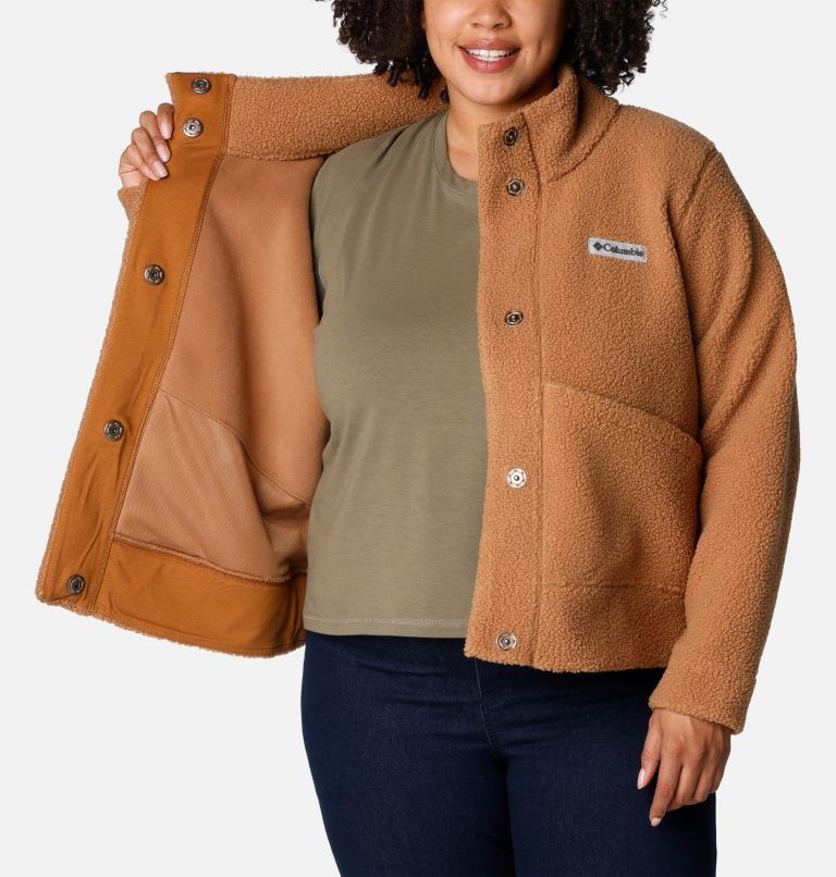 Women's Panorama™ Snap Fleece Jacket - Plus Size