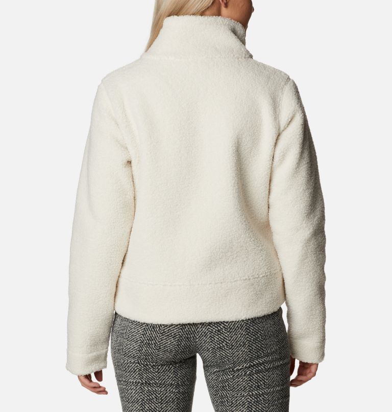 Thumbnail: Panorama Snap Fleece Jacket | 191 | L, Color: Chalk, image 2