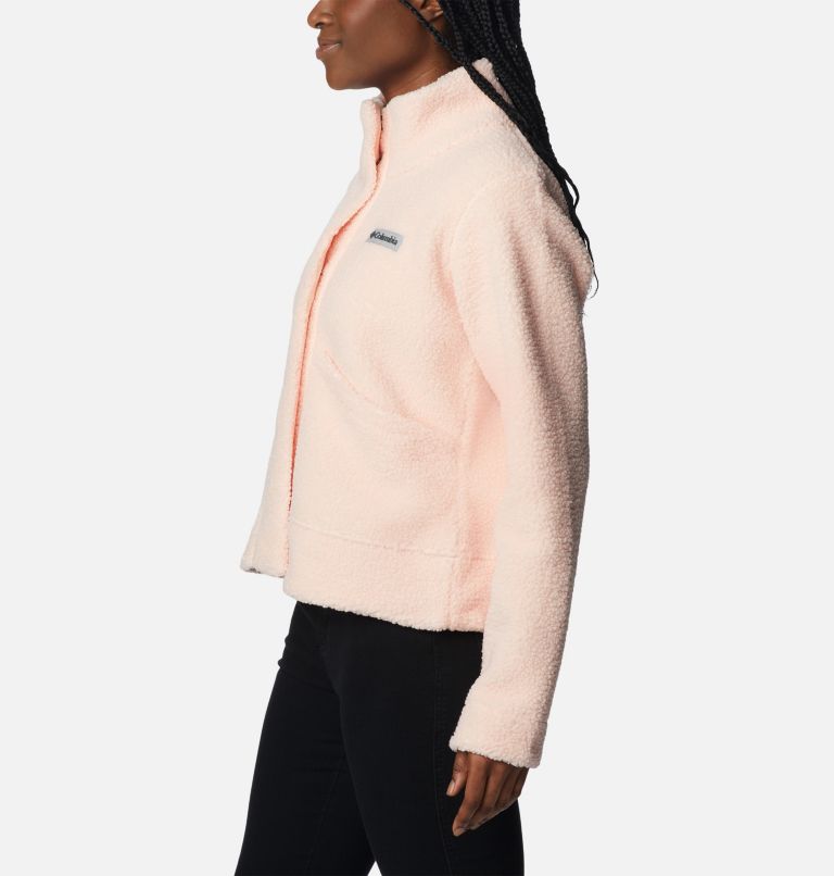 Panorama Snap Fleece Jacket | 890 | XL, Color: Peach Blossom, image 3