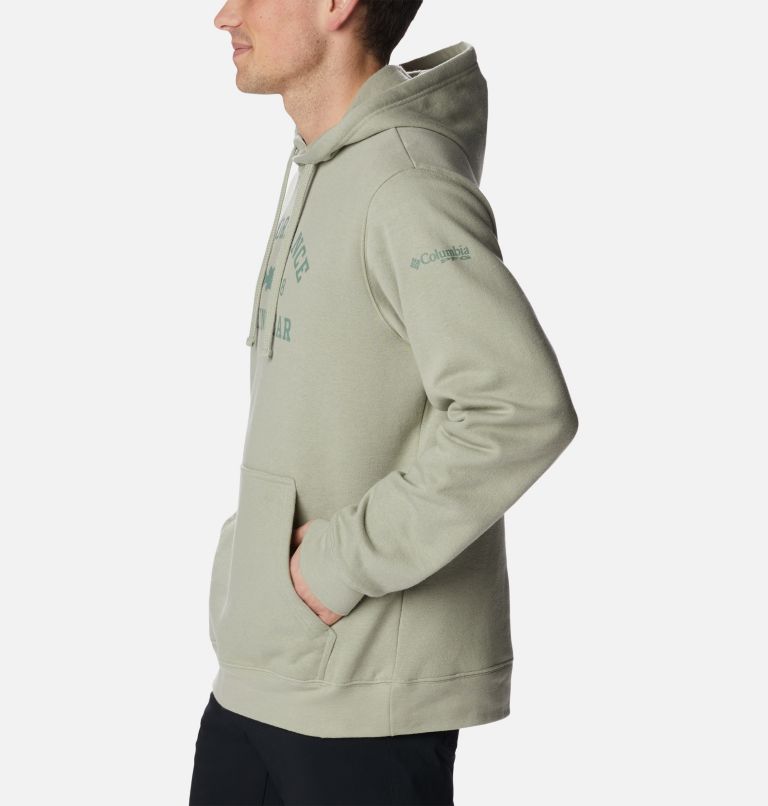 Men's PFG University Hoodie, Color: Safari, Metal Bass, image 3