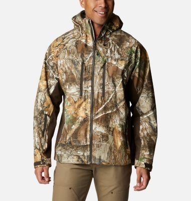 Columbia Men's PHG Fleece Overlay 1/4 Zip, Sahara/Realtree Max5