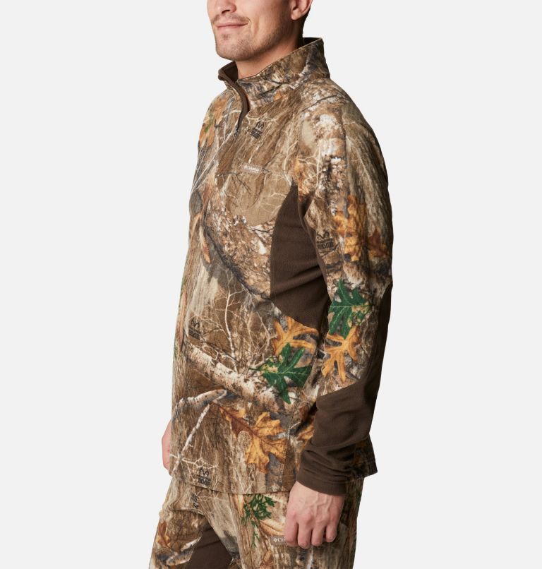 Haut polaire à zip 1/4 Trophy Rack Omni-Heat Helix Homme, Color: Realtree Edge, image 3