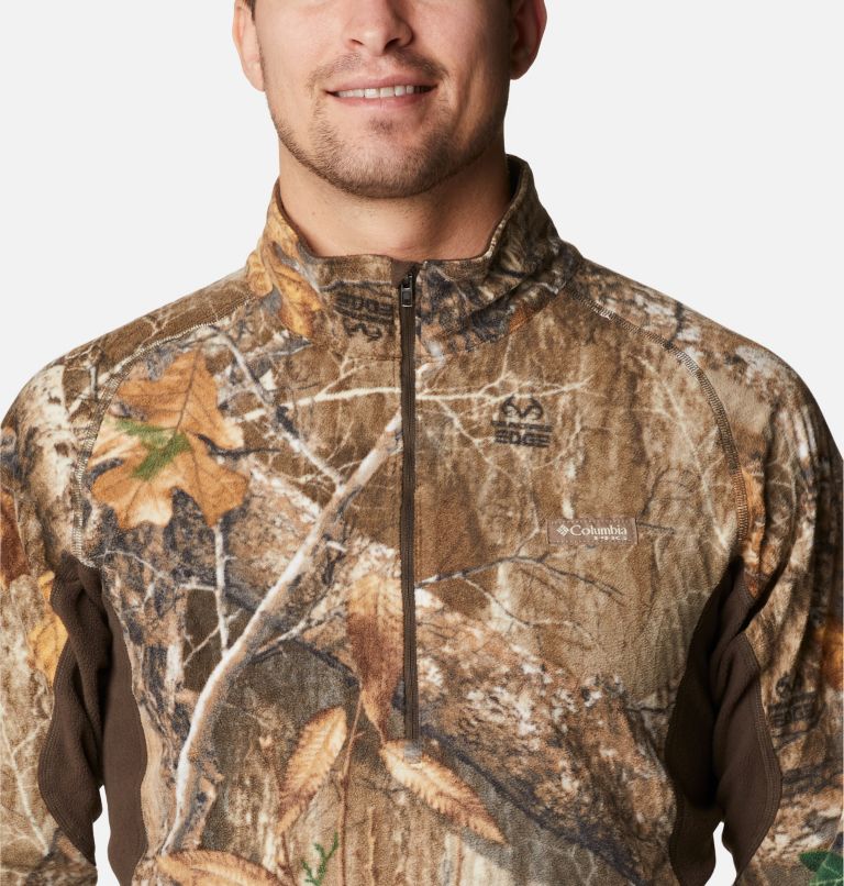 Haut polaire à zip 1/4 Trophy Rack Omni-Heat Helix Homme, Color: Realtree Edge, image 4