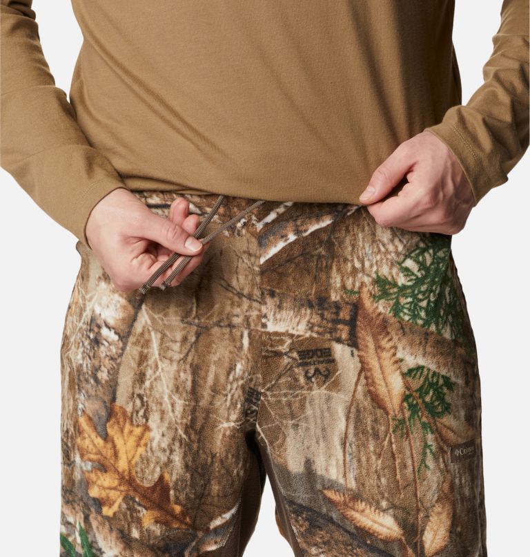 Thumbnail: Men's Trophy Rack Omni-Heat Helix Fleece Pants, Color: Realtree Edge, image 4