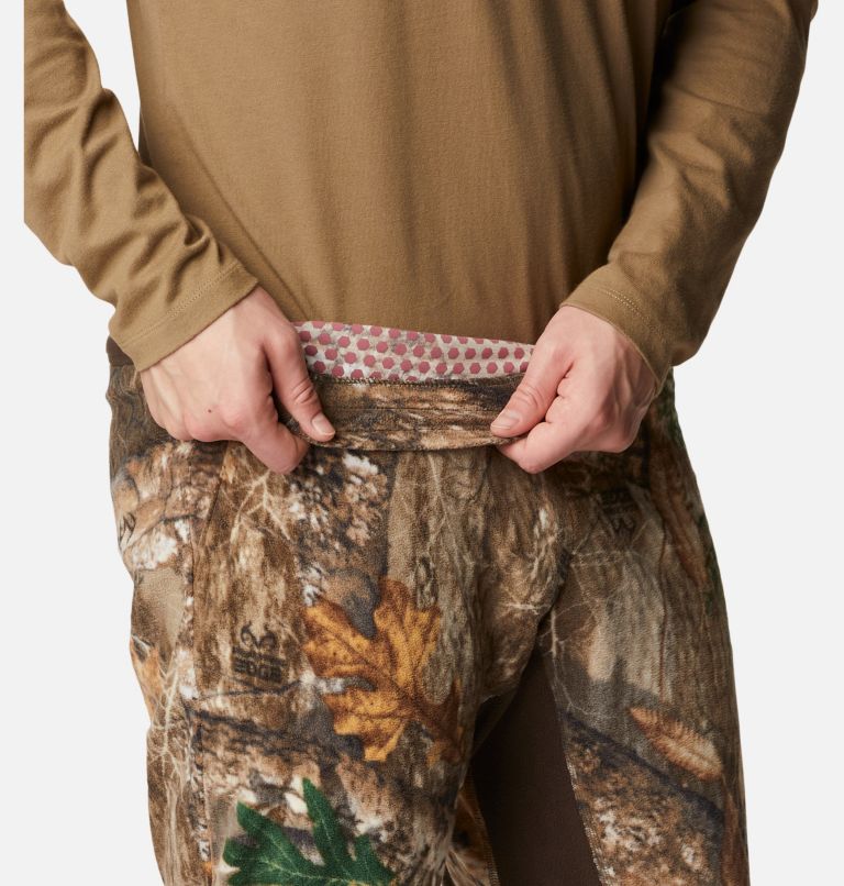 Thumbnail: Men's Trophy Rack Omni-Heat Helix Fleece Pants, Color: Realtree Edge, image 6