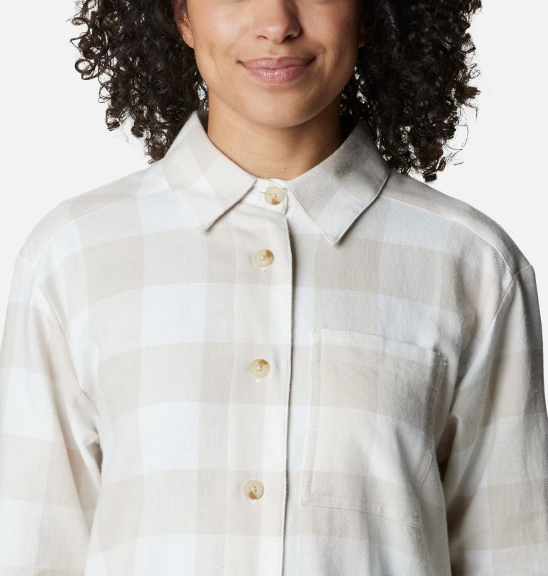 Holly Hideaway Flannel-Shirt für Frauen, Color: Sea Salt Buffalo Check, image 4