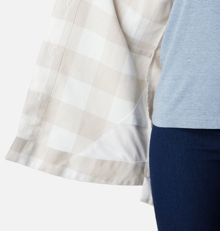 Holly Hideaway Flannel-Shirt für Frauen, Color: Sea Salt Buffalo Check, image 5