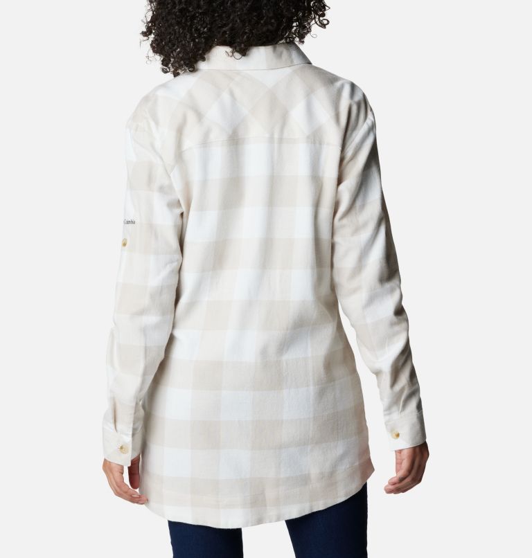 Holly Hideaway Flannel-Shirt für Frauen, Color: Sea Salt Buffalo Check, image 2