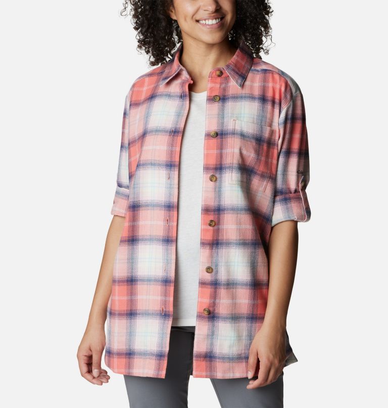 Holly Hideaway Flannel Shirt | 852 | XXL, Color: Faded Peach Ombre Tartan, image 6