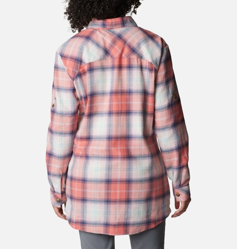 Holly Hideaway Flannel Shirt | 852 | XXL, Color: Faded Peach Ombre Tartan, image 2