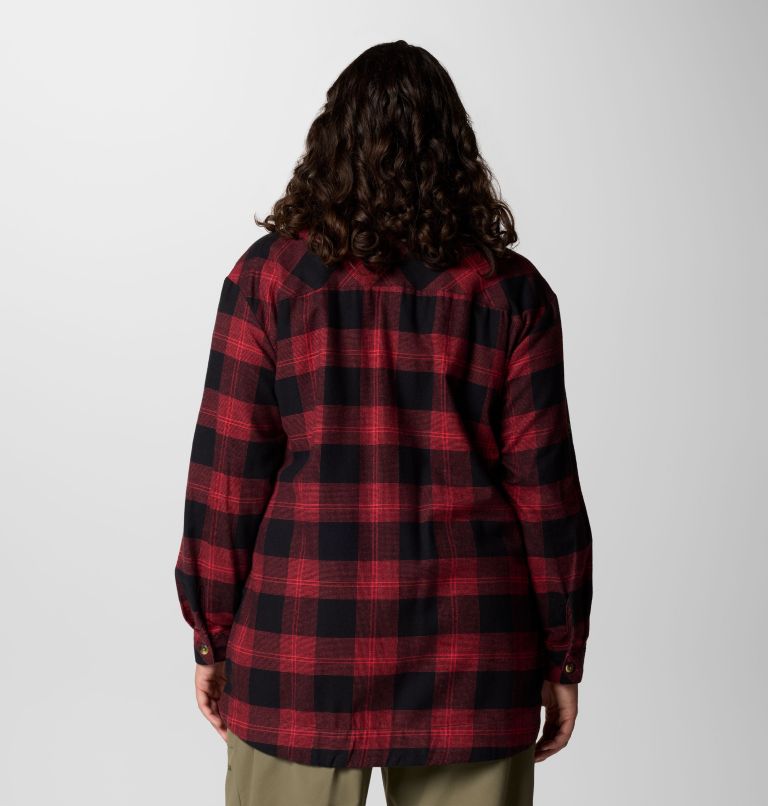 Chemise en flanelle Holly Hideaway Femme – Grande taille, Color: Daredevil Buffalo Tartan, image 2