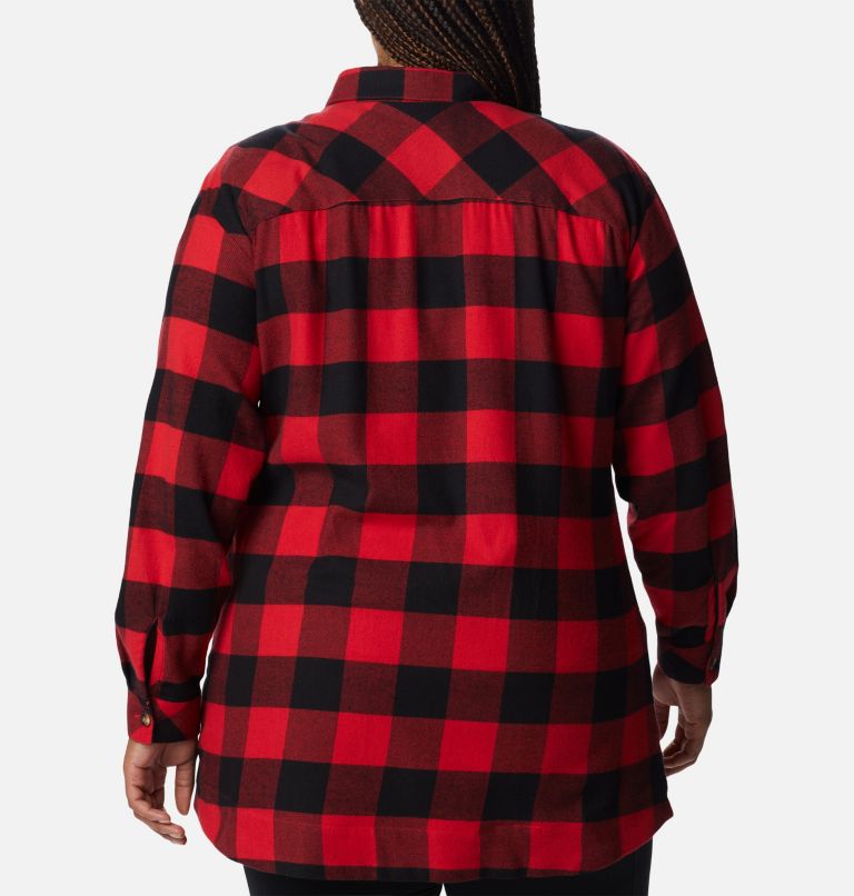 Plus size sale hooded flannel