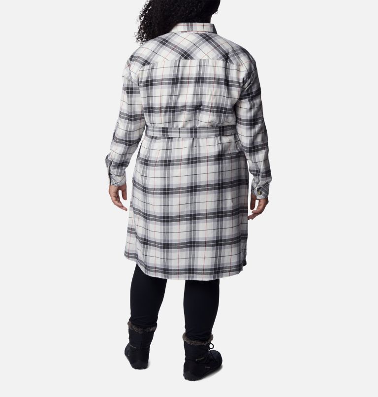 Robe en flanelle Holly Hideaway Femme – Grande taille, Color: Chalk Simple Tartan, image 2