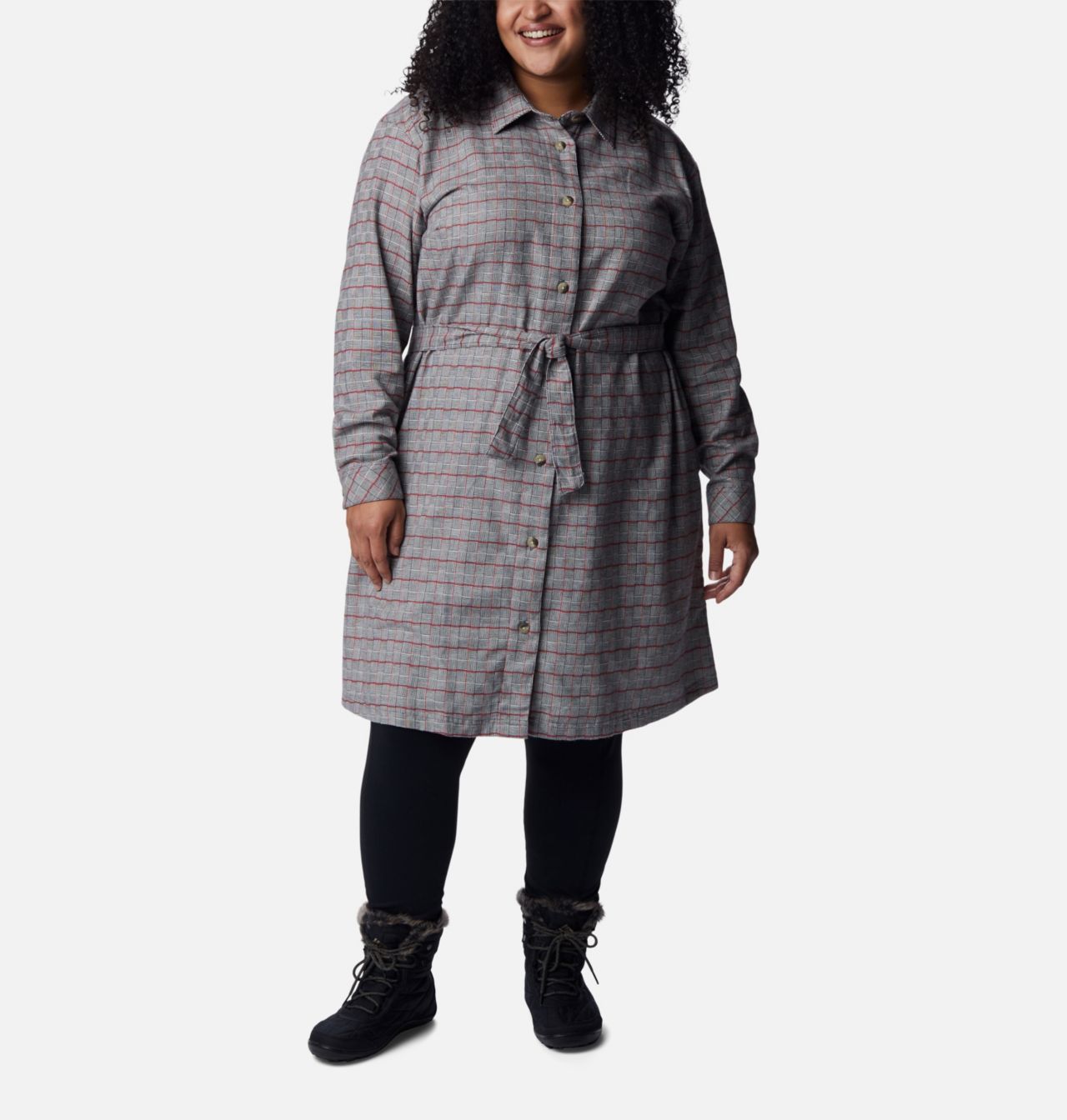 Women's Holly Hideaway™ Flannel Dress - Plus Size 5