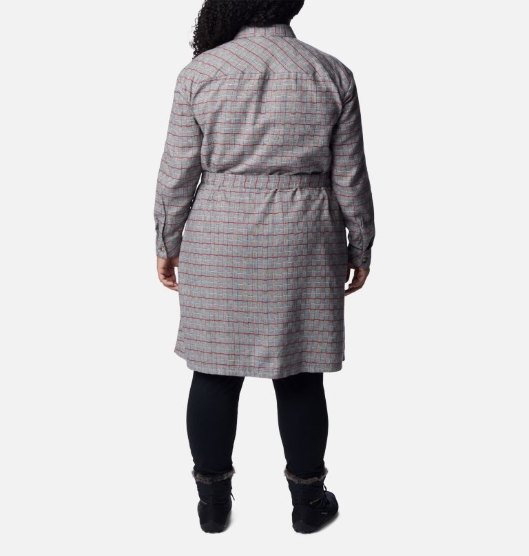 Robe en flanelle Holly Hideaway Femme – Grande taille, Color: Chalk Twill, image 2