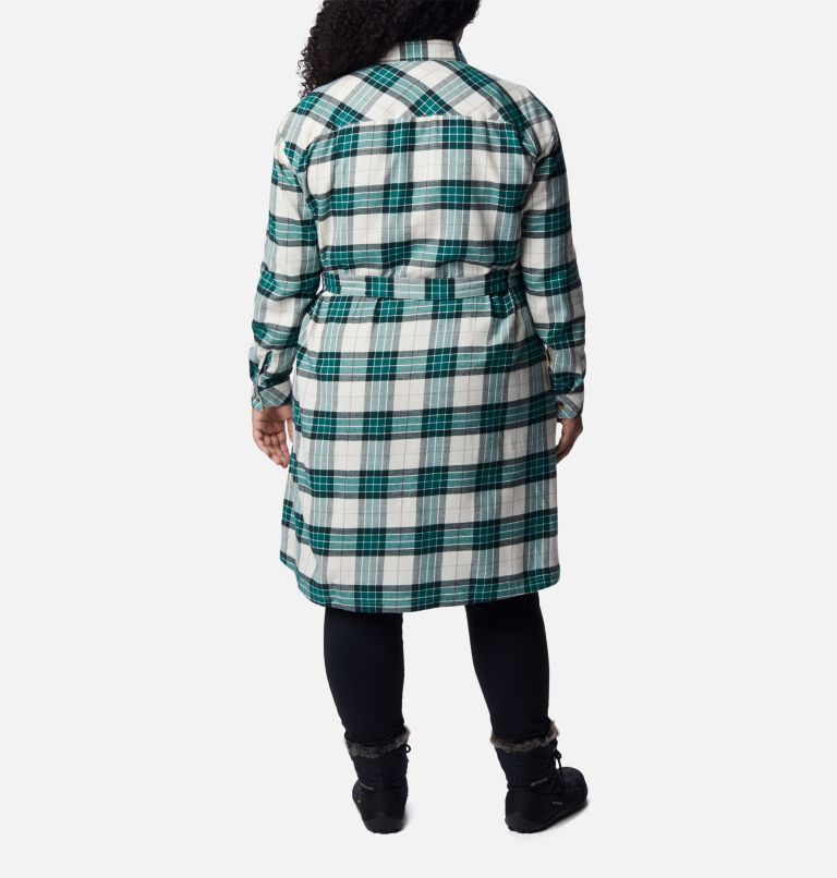 Robe en flanelle Holly Hideaway Femme – Grande taille, Color: Spruce Simple Tartan, image 2