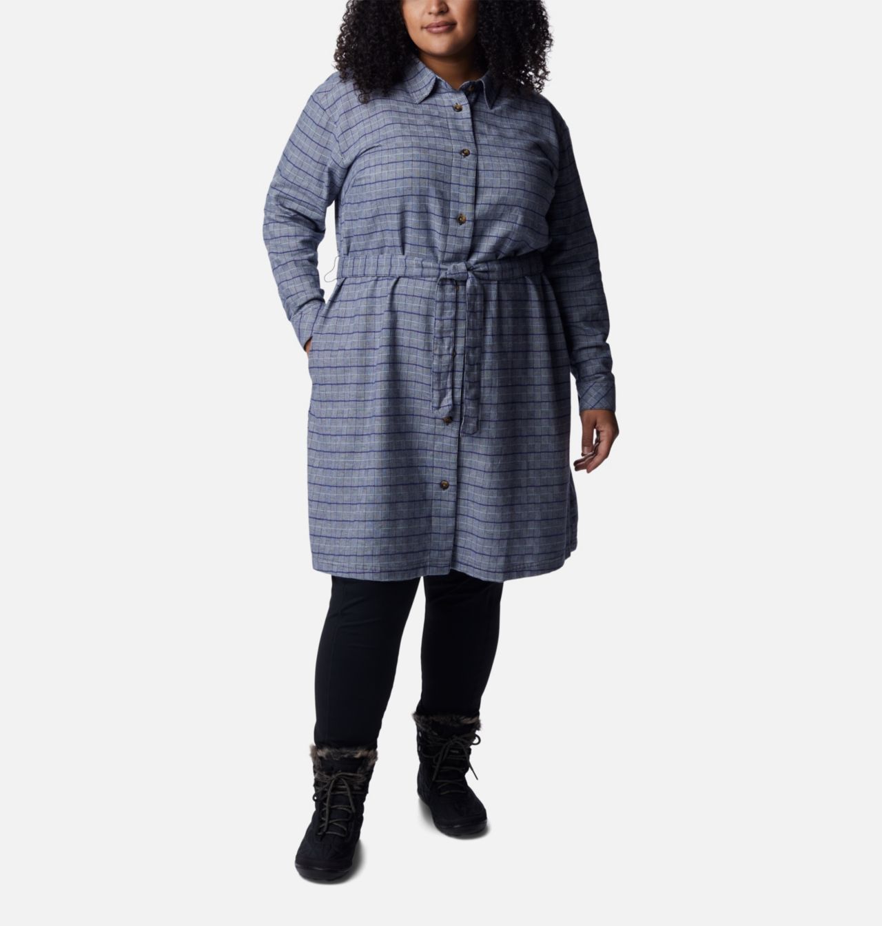 Women's Holly Hideaway™ Flannel Dress - Plus Size 5