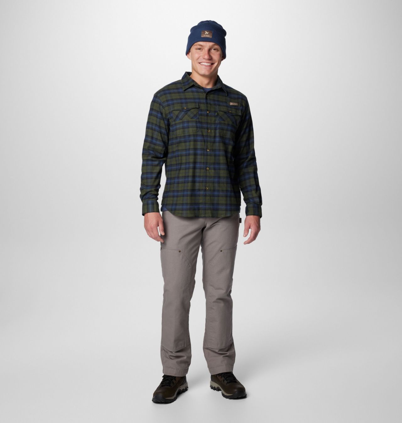Men's PHG Roughtail™ Stretch Flannel Long Sleeve Shirt 3