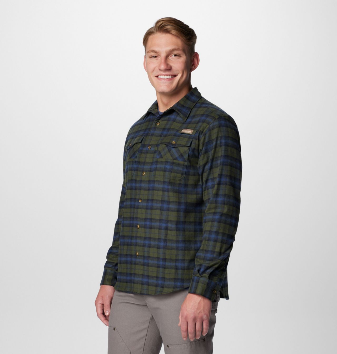 Men's PHG Roughtail™ Stretch Flannel Long Sleeve Shirt 4