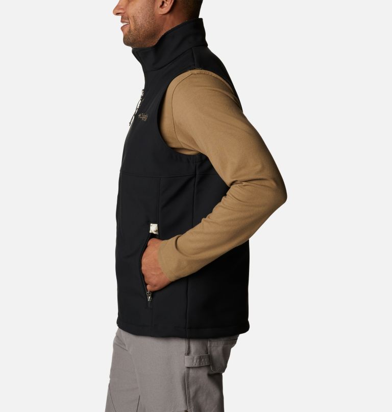 Thumbnail: Men's PHG Ascender Softshell Vest, Color: Black, RT Edge, image 3