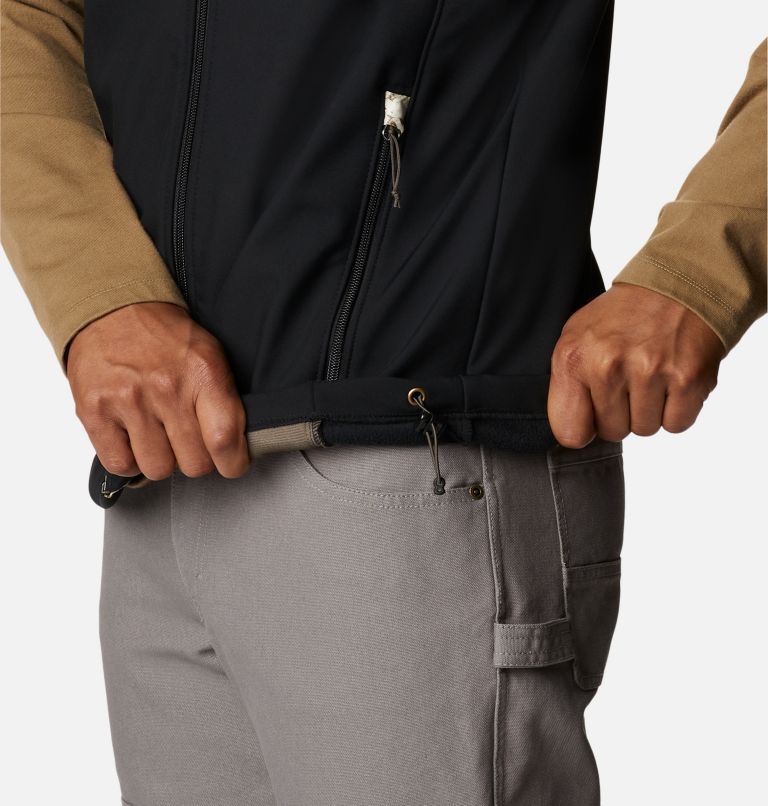 Thumbnail: Men's PHG Ascender Softshell Vest, Color: Black, RT Edge, image 7