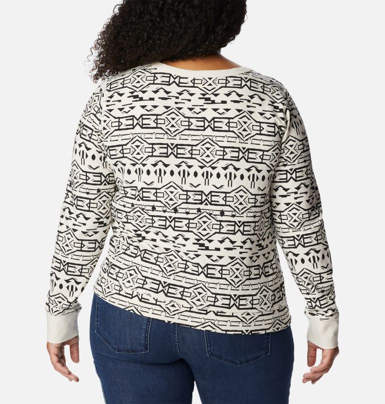 Haut à manches longues Holly Hideaway Femme – Grande taille, Color: Chalk 80s Stripe, image 2