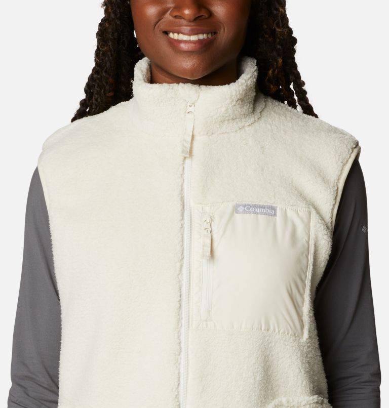 White hot sale fleece vest