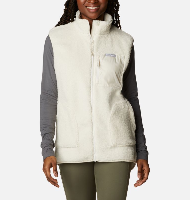 Embroidered Columbia Women's Cirrus Grey Heather Powder Lite Vest