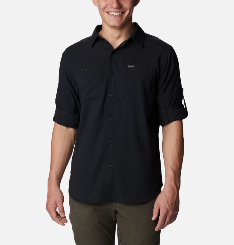 Men's Silver Ridge Utility Lite Long Sleeve Shirt, Color: Black, image 6