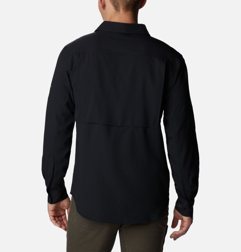Columbia Men's Big and Tall Silver Ridge 2.0 Long Sleeve Shirt, Black, 5X